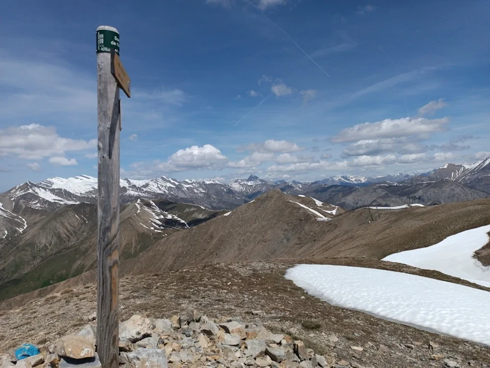 Vue depuis le Belvédère de la Gardette situé dans l'aire d'adhésion au parc National du Mercantour